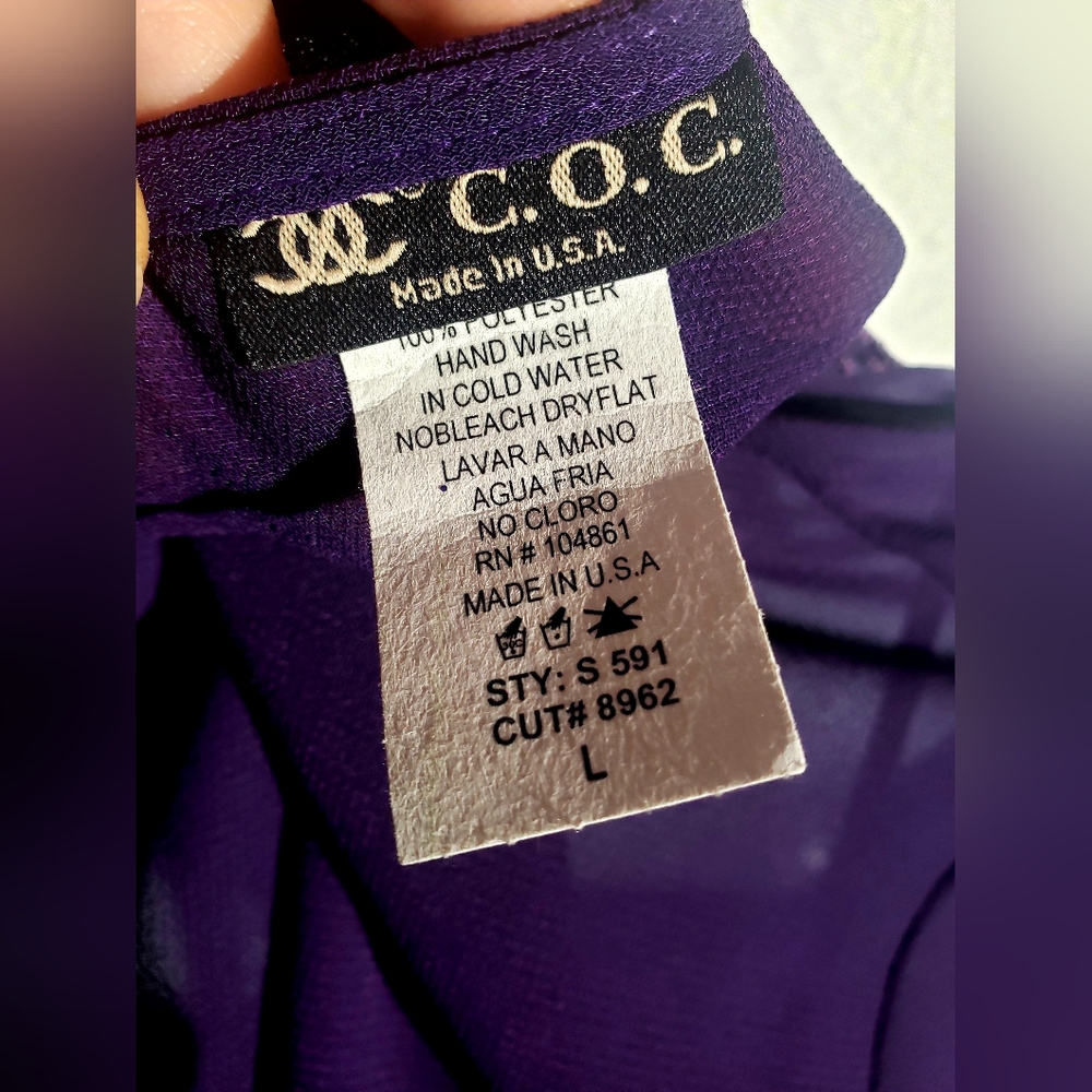 Elegant Purple Pantsuit - Picture 9 of 9